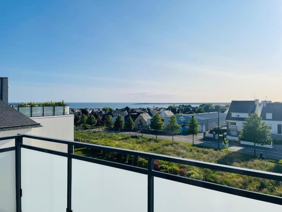Appartement Lumineux Et Spacieux, Terrasse Et Parking Prive Concarneau Kültér fotó