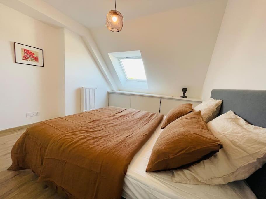 Appartement Lumineux Et Spacieux, Terrasse Et Parking Prive Concarneau Kültér fotó